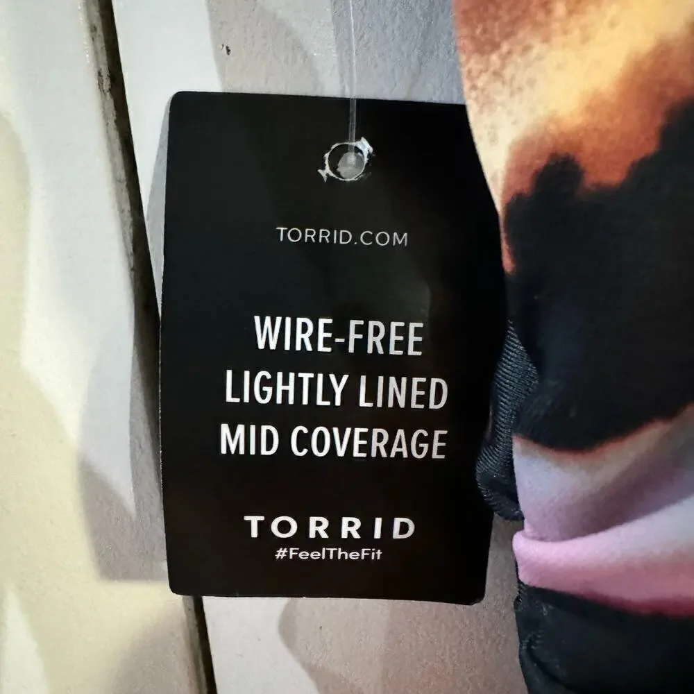 NWT Torrid Wireless Ladder Back One Piece Swimsuit Size 1X